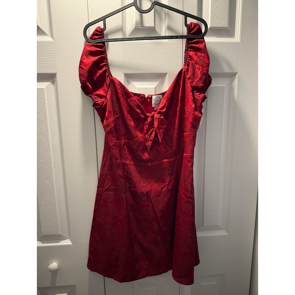 Red Franchezca’s dress